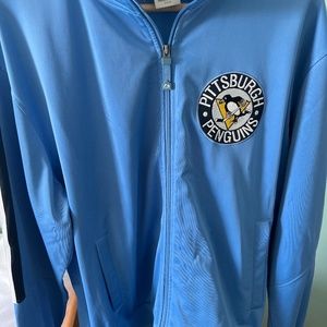 Mens Pittsburgh Penguins Retro Zip Up